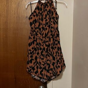 NWOT SHEIN Brown and Black Romper